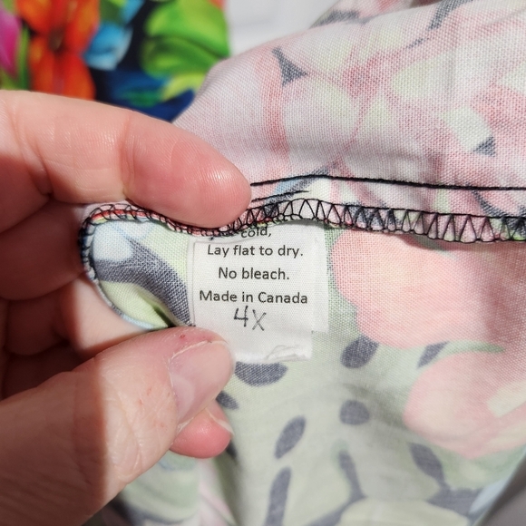 floral Hawaiian tiki fit and flare retro dress 4x pinup vintage - Picture 3 of 7